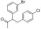 3-(3-Bromophenyl)-4-(4-chlorophenyl)butan-2-one CAS#: 848310-98-5