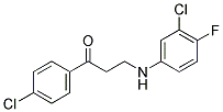 3-(3-CHLORO-4-FLUOROANILINO)-1-(4-CHLOROPHENYL)-1-PROPANONE CAS#: 882748-38-1
