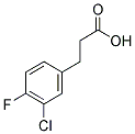 3-(3-CHLORO-4-FLUOROPHENYL)PROPIONIC ACID CAS#: 881190-93-8