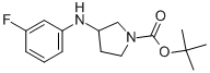 3-(3-FLUORO-PHENYLAMINO)-PYRROLIDINE-1-CARBOXYLIC ACID TERT-BUTYL ESTER CAS#: 887578-60-1