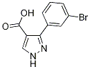 3-(3-bromophenyl)-1H-pyrazole-4-carboxylic acid CAS#: 879996-70-0