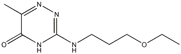 3-[(3-ethoxypropyl)amino]-6-methyl-1,2,4-triazin-5(4H)-one CAS#: 880452-38-0