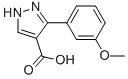 3-(3-methoxyphenyl)-1H-pyrazole-4-carboxylic acid CAS#: 879996-71-1
