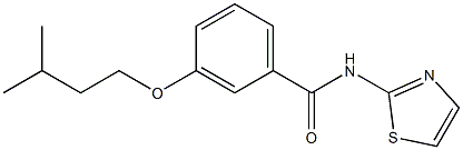 3-(3-methylbutoxy)-N-1,3-thiazol-2-ylbenzamide CAS#: 882580-72-5