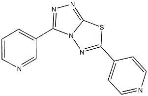 3-(3-pyridinyl)-6-(4-pyridinyl)[1,2,4]triazolo[3,4-b][1,3,4]thiadiazole CAS#: 853891-71-1