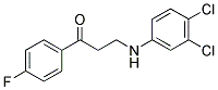 3-(3,4-DICHLOROANILINO)-1-(4-FLUOROPHENYL)-1-PROPANONE CAS#: 882748-77-8