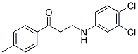 3-(3,4-DICHLOROANILINO)-1-(4-METHYLPHENYL)-1-PROPANONE CAS#: 882748-78-9