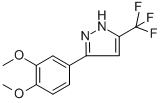 3-(3,4-DIMETHOXYPHENYL)-5-(TRIFLUOROMETHYL)-1H-PYRAZOLE CAS#: 845266-33-3