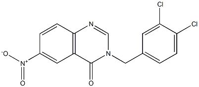 3-(3,4-dichlorobenzyl)-6-nitroquinazolin-4(3H)-one CAS#: 879440-59-2