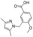 3-(3,5-DIMETHYL-PYRAZOL-1-YLMETHYL)-4-METHOXY-BENZOIC ACID CAS#: 887408-93-7