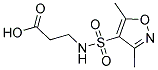 3-[[(3,5-DIMETHYLISOXAZOL-4-YL)SULFONYL]AMINO]PROPANOIC ACID CAS#: 867329-96-2