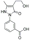 3-[4-(2-HYDROXYETHYL)-3-METHYL-5-OXO-2,5-DIHYDRO-1H-PYRAZOL-1-YL]BENZENECARBOXYLIC ACID CAS#: 885949-88-2
