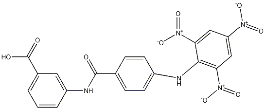 3-({4-[(2,4,6-trinitrophenyl) amino] benzoyl}amino) benzoic acid CAS#: 864233-69-2