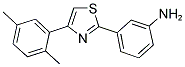 3-[4-(2,5-DIMETHYL-PHENYL)-THIAZOL-2-YL]-PHENYLAMINE CAS#: 886496-37-3