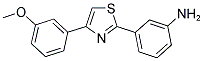 3-[4-(3-METHOXY-PHENYL)-THIAZOL-2-YL]-PHENYLAMINE CAS#: 886495-76-7