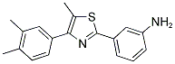 3-[4-(3,4-DIMETHYL-PHENYL)-5-METHYL-THIAZOL-2-YL]-PHENYLAMINE CAS#: 886496-40-8