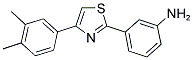 3-[4-(3,4-DIMETHYL-PHENYL)-THIAZOL-2-YL]-PHENYLAMINE CAS#: 886496-43-1