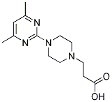 3-[4-(4,6-DIMETHYL-PYRIMIDIN-2-YL)-PIPERAZIN-1-YL]-PROPIONIC ACID CAS#: 883537-94-8