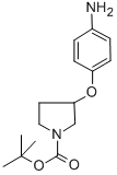 3-(4-AMINO-PHENOXY)-PYRROLIDINE-1-CARBOXYLIC ACID TERT-BUTYL ESTER CAS#: 862874-75-7