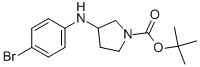 3-(4-BROMO-PHENYLAMINO)-PYRROLIDINE-1-CARBOXYLIC ACID TERT-BUTYL ESTER CAS#: 887578-11-2