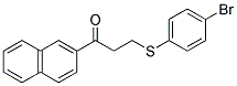 3-[(4-BROMOPHENYL)SULFANYL]-1-(2-NAPHTHYL)-1-PROPANONE CAS#: 882749-21-5