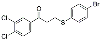 3-[(4-BROMOPHENYL)SULFANYL]-1-(3,4-DICHLOROPHENYL)-1-PROPANONE CAS#: 882748-43-8