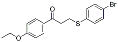 3-[(4-BROMOPHENYL)SULFANYL]-1-(4-ETHOXYPHENYL)-1-PROPANONE CAS#: 882748-45-0