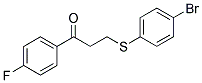3-[(4-BROMOPHENYL)SULFANYL]-1-(4-FLUOROPHENYL)-1-PROPANONE CAS#: 882749-15-7