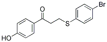 3-[(4-BROMOPHENYL)SULFANYL]-1-(4-HYDROXYPHENYL)-1-PROPANONE CAS#: 882748-46-1