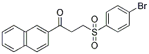 3-[(4-BROMOPHENYL)SULFONYL]-1-(2-NAPHTHYL)-1-PROPANONE CAS#: 868256-10-4