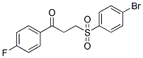 3-[(4-BROMOPHENYL)SULFONYL]-1-(4-FLUOROPHENYL)-1-PROPANONE CAS#: 868255-91-8