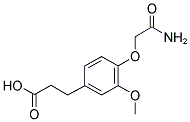 3-(4-CARBAMOYLMETHOXY-3-METHOXY-PHENYL)-PROPIONIC ACID CAS#: 820245-57-6