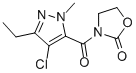 3-[(4-CHLORO-3-ETHYL-1-METHYL-1H-PYRAZOL-5-YL)CARBONYL]-2-OXAZOLIDINONE CAS#: 884314-05-0