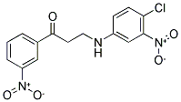 3-(4-CHLORO-3-NITROANILINO)-1-(3-NITROPHENYL)-1-PROPANONE CAS#: 882748-65-4