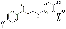 3-(4-CHLORO-3-NITROANILINO)-1-(4-METHOXYPHENYL)-1-PROPANONE CAS#: 882748-62-1