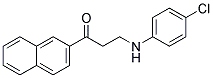 3-(4-CHLOROANILINO)-1-(2-NAPHTHYL)-1-PROPANONE CAS#: 882748-34-7