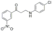 3-(4-CHLOROANILINO)-1-(3-NITROPHENYL)-1-PROPANONE CAS#: 882748-35-8