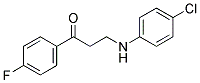 3-(4-CHLOROANILINO)-1-(4-FLUOROPHENYL)-1-PROPANONE CAS#: 882748-31-4