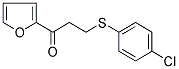 3-[(4-CHLOROPHENYL)SULFANYL]-1-(2-FURYL)-1-PROPANONE CAS#: 882748-84-7