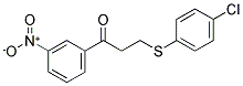3-[(4-CHLOROPHENYL)SULFANYL]-1-(3-NITROPHENYL)-1-PROPANONE CAS#: 882748-86-9