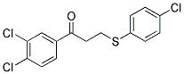 3-[(4-CHLOROPHENYL)SULFANYL]-1-(3,4-DICHLOROPHENYL)-1-PROPANONE CAS#: 882749-37-3