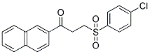 3-[(4-CHLOROPHENYL)SULFONYL]-1-(2-NAPHTHYL)-1-PROPANONE CAS#: 868256-12-6