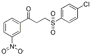 3-[(4-CHLOROPHENYL)SULFONYL]-1-(3-NITROPHENYL)-1-PROPANONE CAS#: 868256-18-2