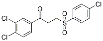 3-[(4-CHLOROPHENYL)SULFONYL]-1-(3,4-DICHLOROPHENYL)-1-PROPANONE CAS#: 868256-42-2