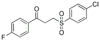 3-[(4-CHLOROPHENYL)SULFONYL]-1-(4-FLUOROPHENYL)-1-PROPANONE CAS#: 868255-93-0