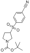 3-(4-CYANO-BENZENESULFONYL)-PYRROLIDINE-1-CARBOXYLIC ACID TERT-BUTYL ESTER CAS#: 887587-78-2