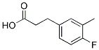 3-(4-FLUORO-3-METHYLPHENYL)PROPIONIC ACID CAS#: 881189-64-6