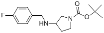 3-(4-FLUORO-BENZYLAMINO)-PYRROLIDINE-1-CARBOXYLIC ACID TERT-BUTYL ESTER CAS#: 887578-74-7