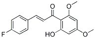 3-(4-FLUOROPHENYL)-1-(2-HYDROXY-4,6-DIMETHOXYPHENYL)-2-PROPEN-1-ONE CAS#: 861107-96-2