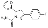 3-(4-FLUOROPHENYL)-5-(FURAN-2-YL)-4,5-DIHYDRO-1H-PYRAZOLE-1-CARBOTHIOAMIDE CAS#: 870680-36-7